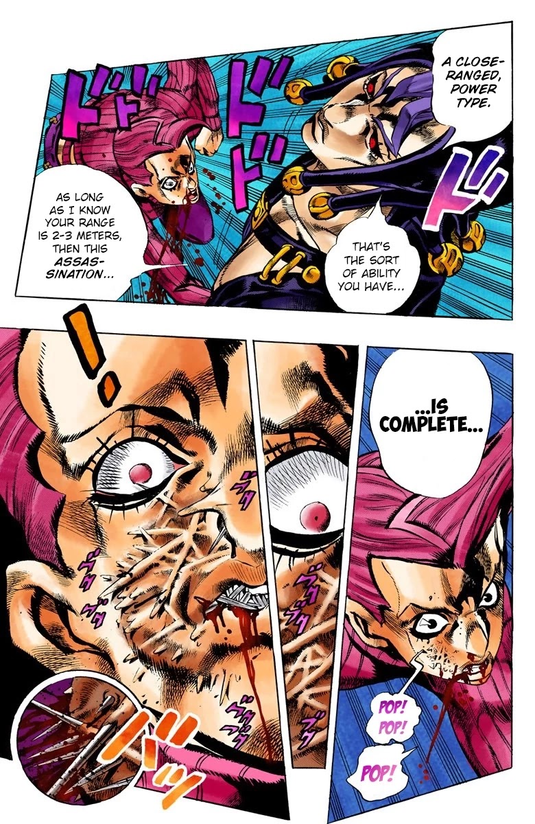JoJo's Bizarre Adventure Part 5 - Vento Aureo (Official Colored) chapter 105 page 5