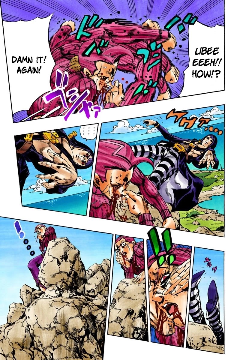 JoJo's Bizarre Adventure Part 5 - Vento Aureo (Official Colored) chapter 105 page 7