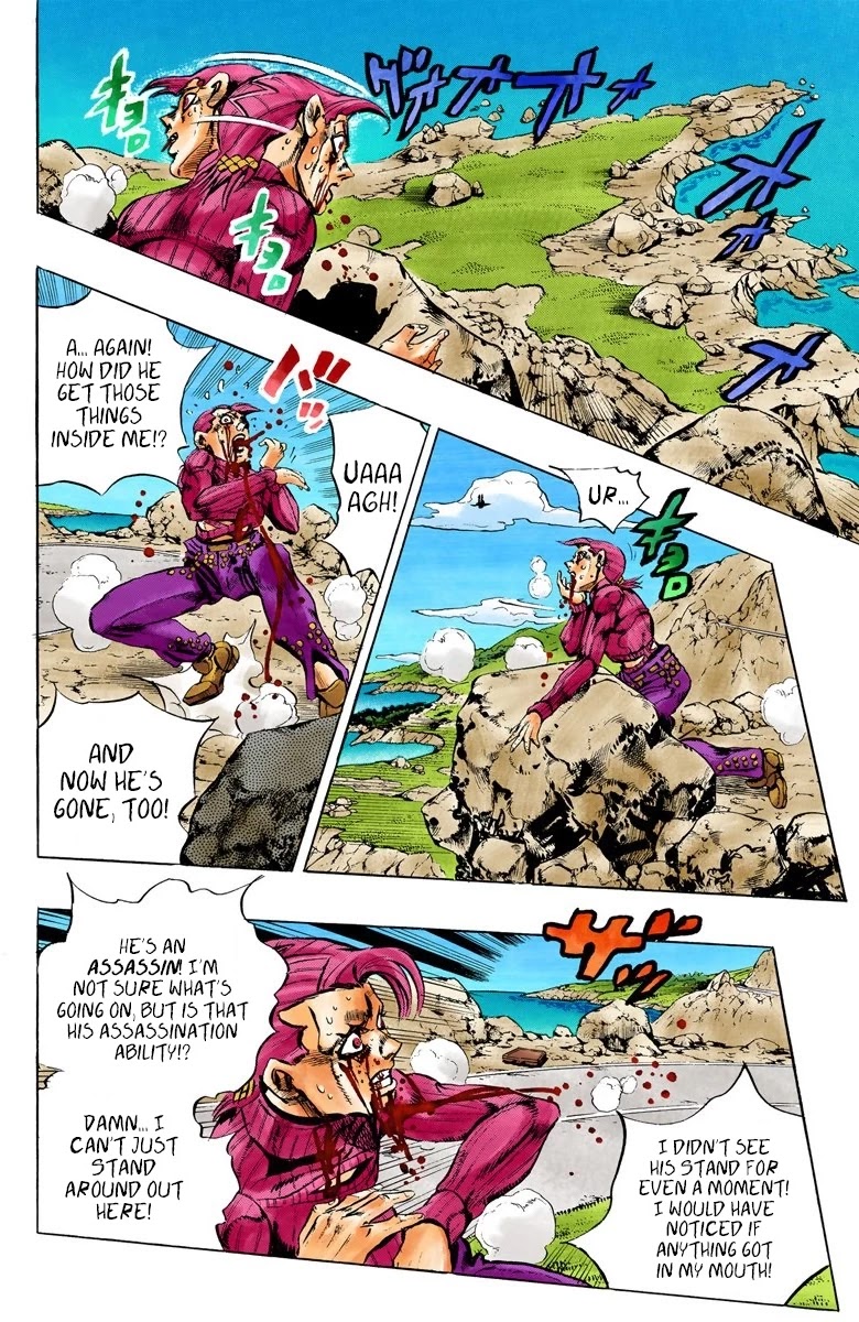 JoJo's Bizarre Adventure Part 5 - Vento Aureo (Official Colored) chapter 105 page 8