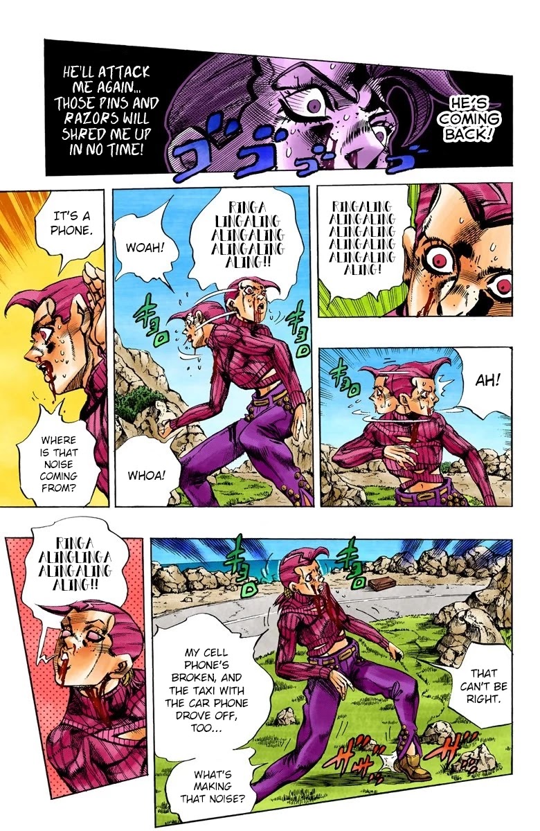 JoJo's Bizarre Adventure Part 5 - Vento Aureo (Official Colored) chapter 105 page 9