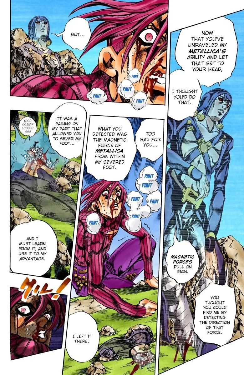 JoJo's Bizarre Adventure Part 5 - Vento Aureo (Official Colored) chapter 108 page 11