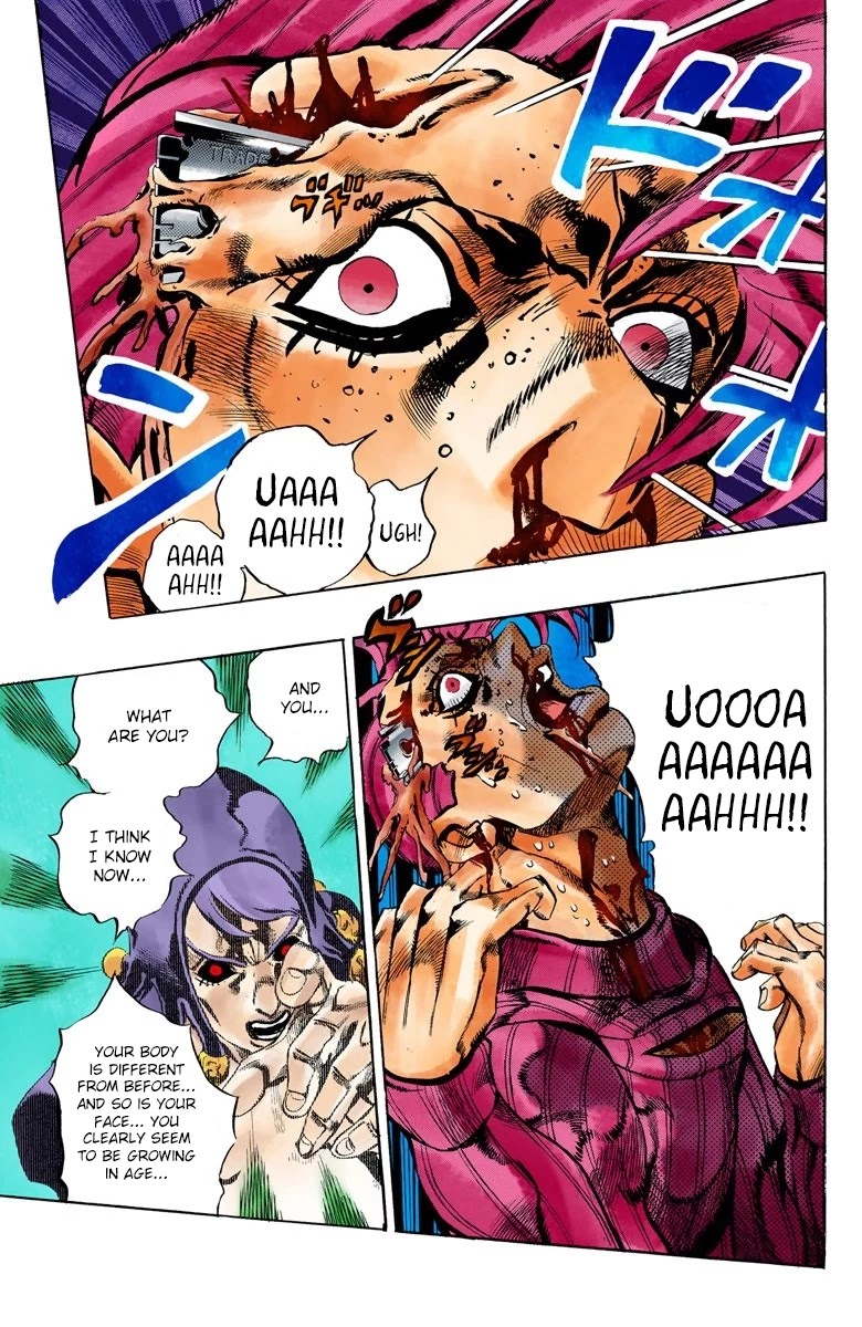 JoJo's Bizarre Adventure Part 5 - Vento Aureo (Official Colored) chapter 108 page 12