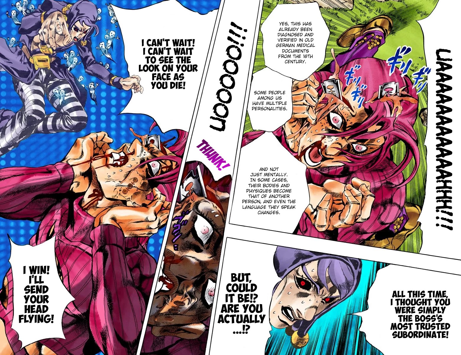 JoJo's Bizarre Adventure Part 5 - Vento Aureo (Official Colored) chapter 108 page 13