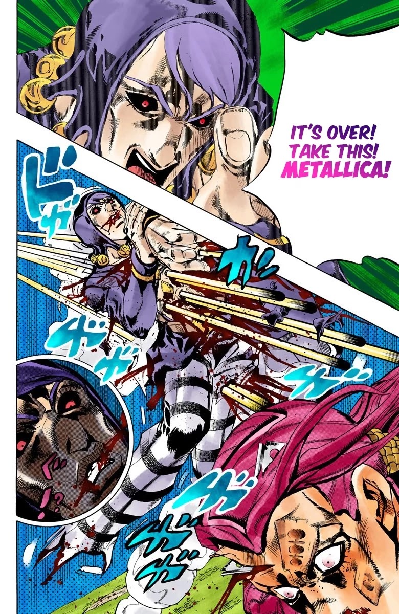 JoJo's Bizarre Adventure Part 5 - Vento Aureo (Official Colored) chapter 108 page 14