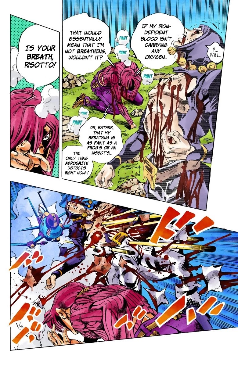 JoJo's Bizarre Adventure Part 5 - Vento Aureo (Official Colored) chapter 108 page 18