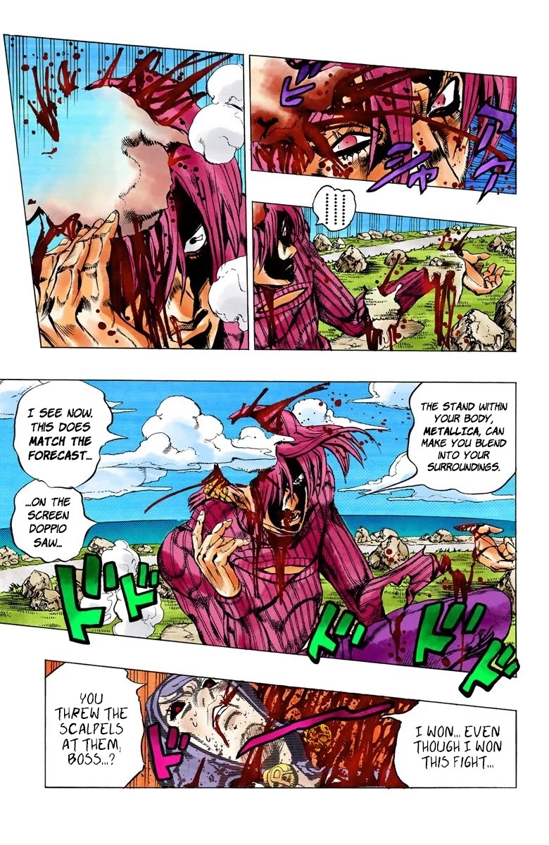 JoJo's Bizarre Adventure Part 5 - Vento Aureo (Official Colored) chapter 108 page 19