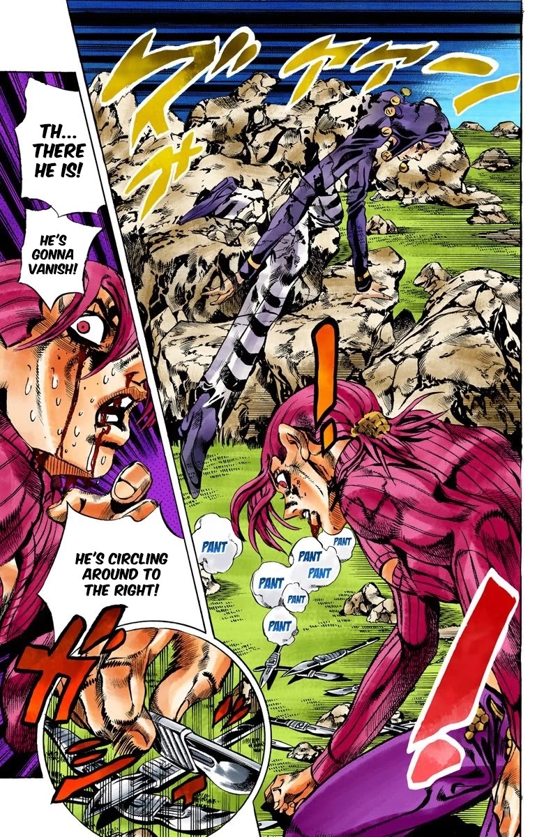JoJo's Bizarre Adventure Part 5 - Vento Aureo (Official Colored) chapter 108 page 4