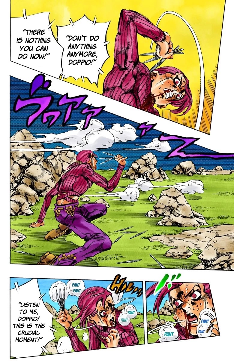 JoJo's Bizarre Adventure Part 5 - Vento Aureo (Official Colored) chapter 108 page 5