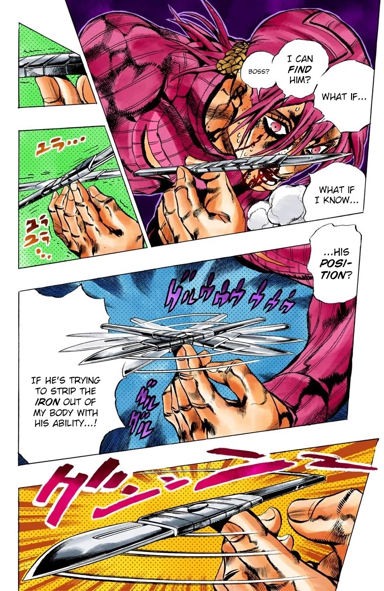 JoJo's Bizarre Adventure Part 5 - Vento Aureo (Official Colored) chapter 108 page 7