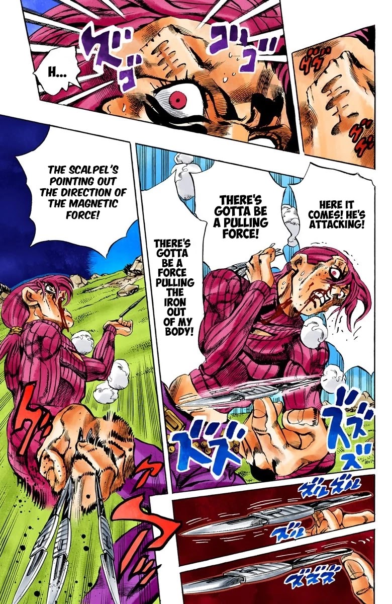 JoJo's Bizarre Adventure Part 5 - Vento Aureo (Official Colored) chapter 108 page 8