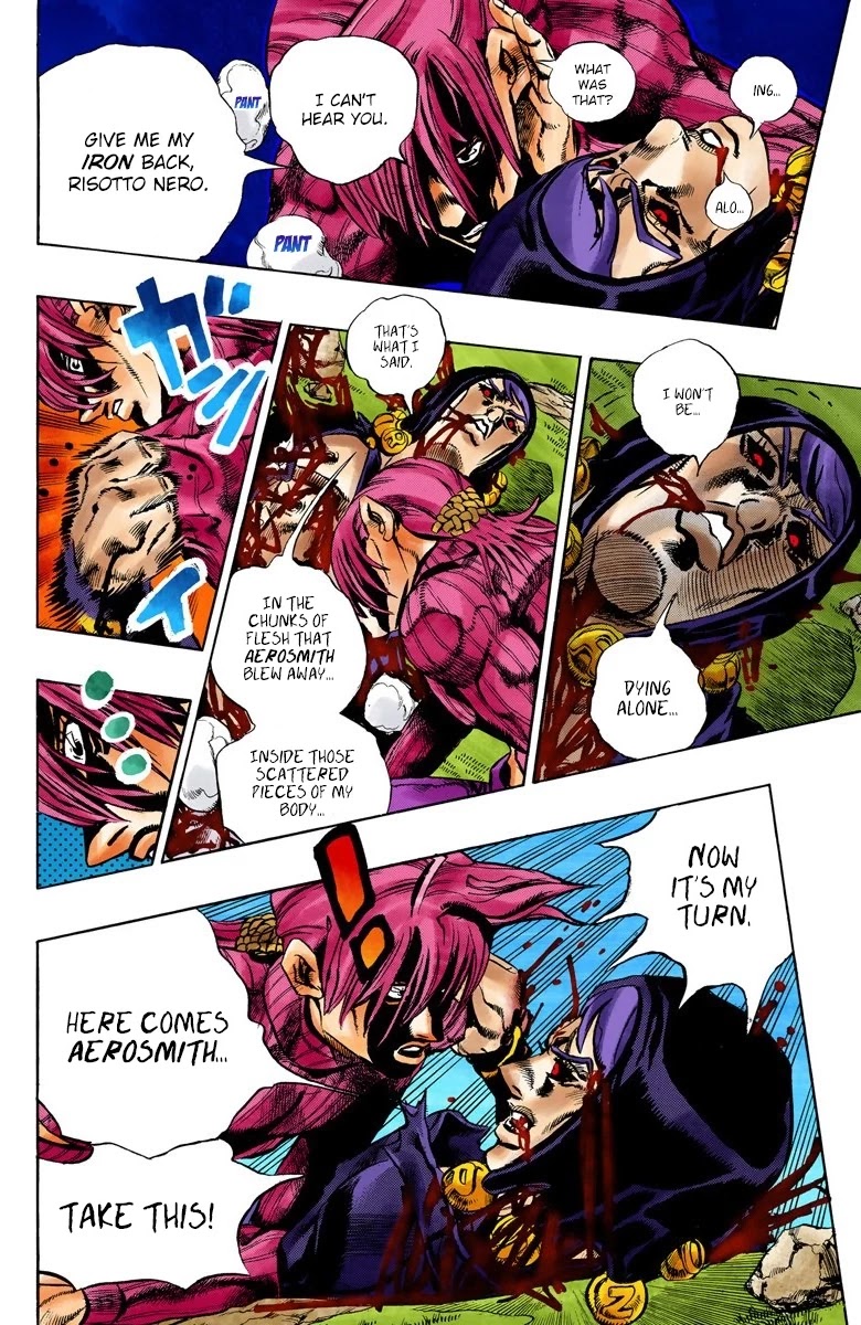 JoJo's Bizarre Adventure Part 5 - Vento Aureo (Official Colored) chapter 109 page 10