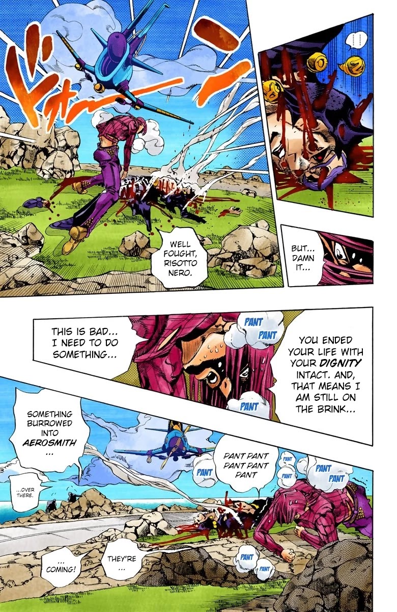 JoJo's Bizarre Adventure Part 5 - Vento Aureo (Official Colored) chapter 109 page 15