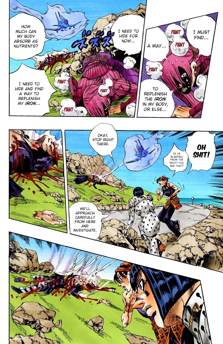 JoJo's Bizarre Adventure Part 5 - Vento Aureo (Official Colored) chapter 109 page 16