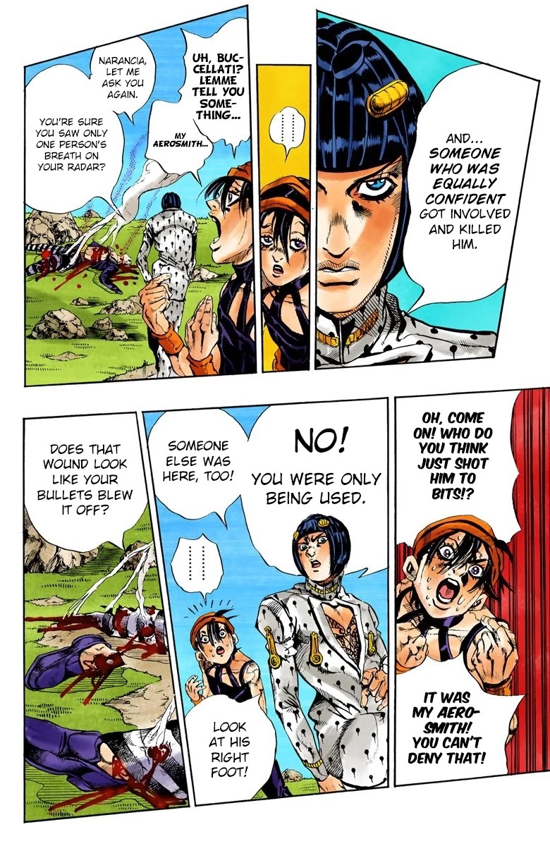 JoJo's Bizarre Adventure Part 5 - Vento Aureo (Official Colored) chapter 109 page 18