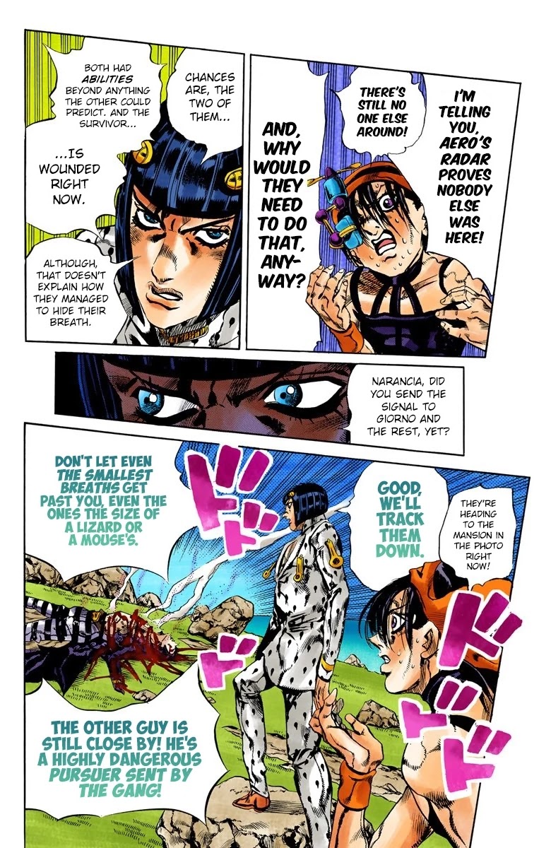 JoJo's Bizarre Adventure Part 5 - Vento Aureo (Official Colored) chapter 109 page 20