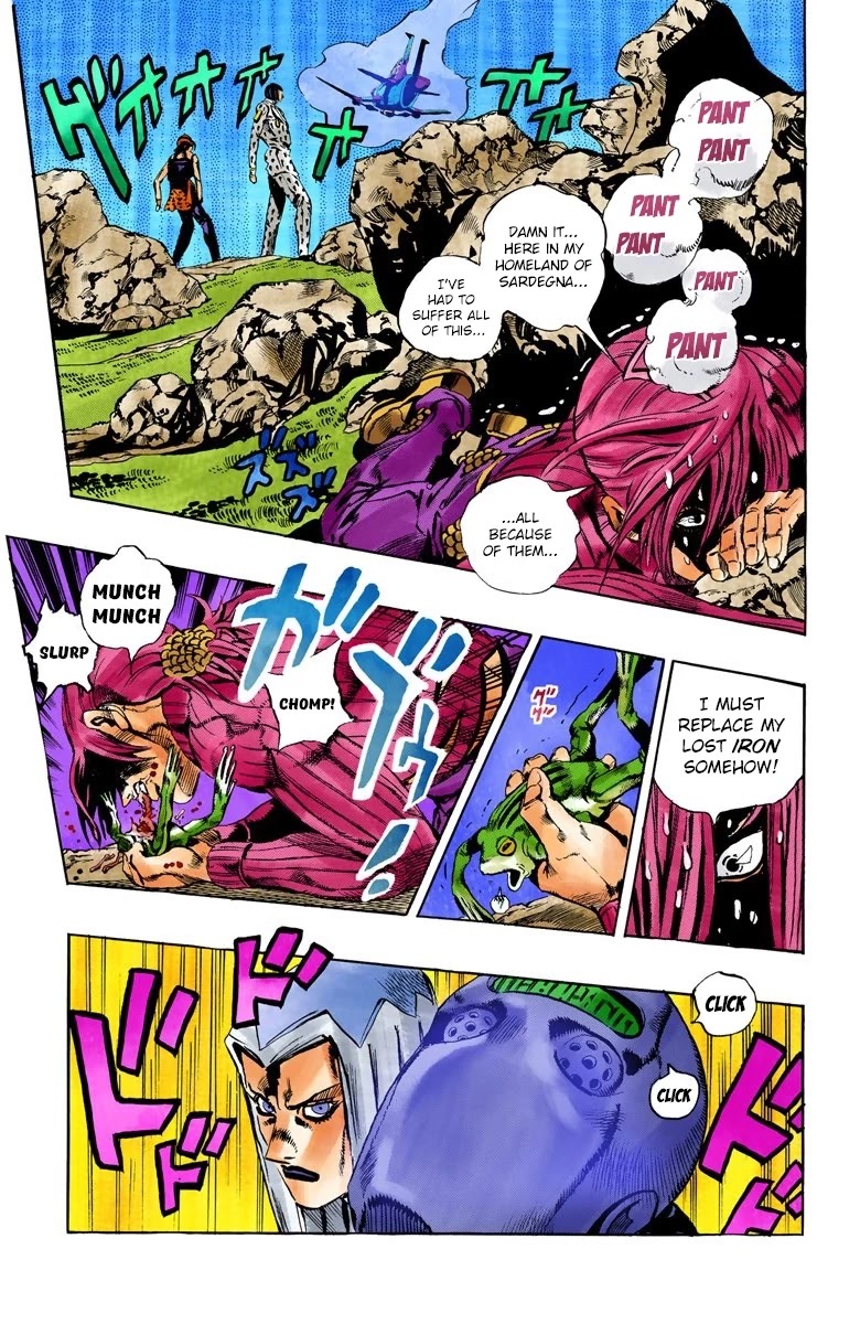 JoJo's Bizarre Adventure Part 5 - Vento Aureo (Official Colored) chapter 109 page 21