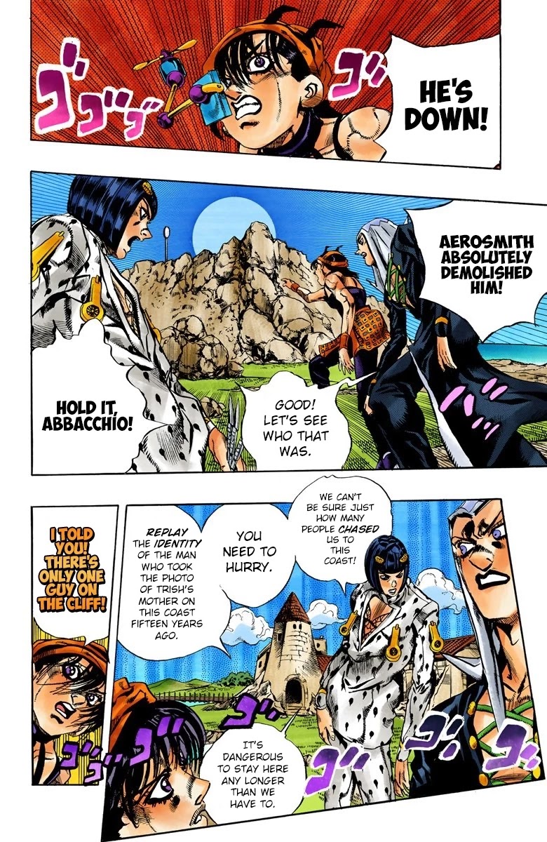 JoJo's Bizarre Adventure Part 5 - Vento Aureo (Official Colored) chapter 109 page 3