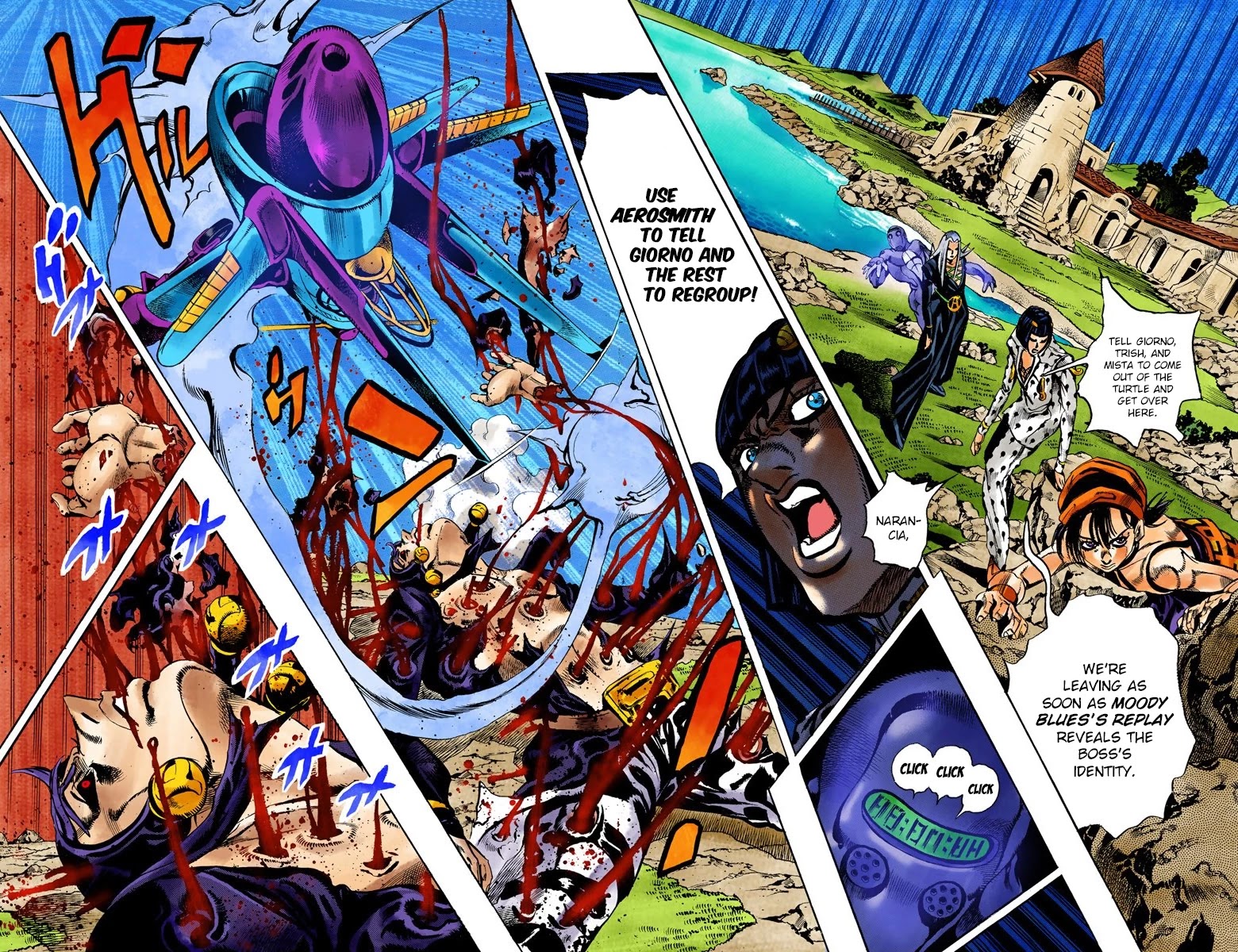 JoJo's Bizarre Adventure Part 5 - Vento Aureo (Official Colored) chapter 109 page 5