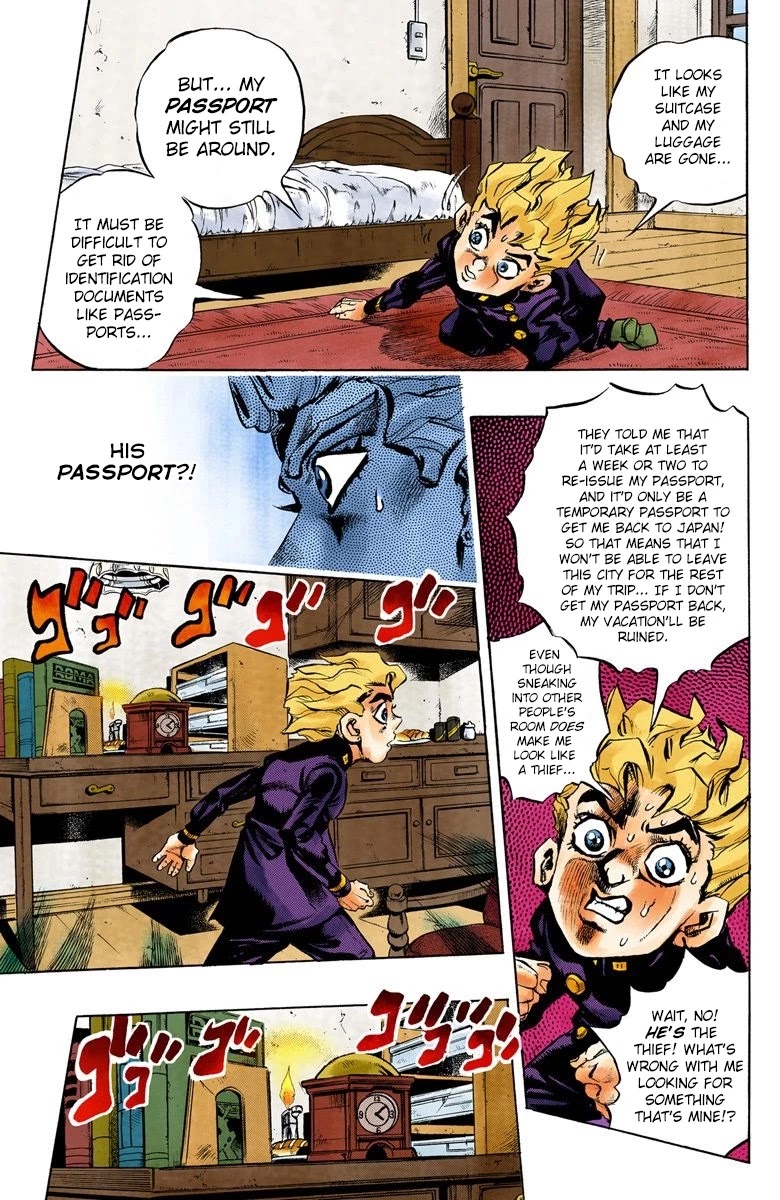 JoJo's Bizarre Adventure Part 5 - Vento Aureo (Official Colored) chapter 11 page 10