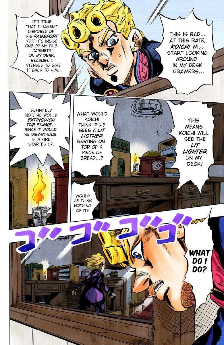 JoJo's Bizarre Adventure Part 5 - Vento Aureo (Official Colored) chapter 11 page 11