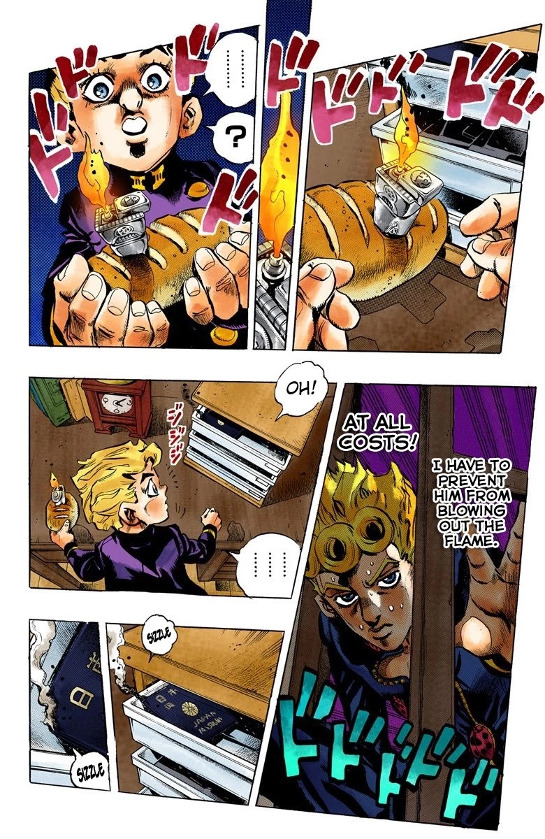JoJo's Bizarre Adventure Part 5 - Vento Aureo (Official Colored) chapter 11 page 17