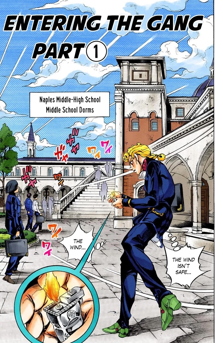JoJo's Bizarre Adventure Part 5 - Vento Aureo (Official Colored) chapter 11 page 2