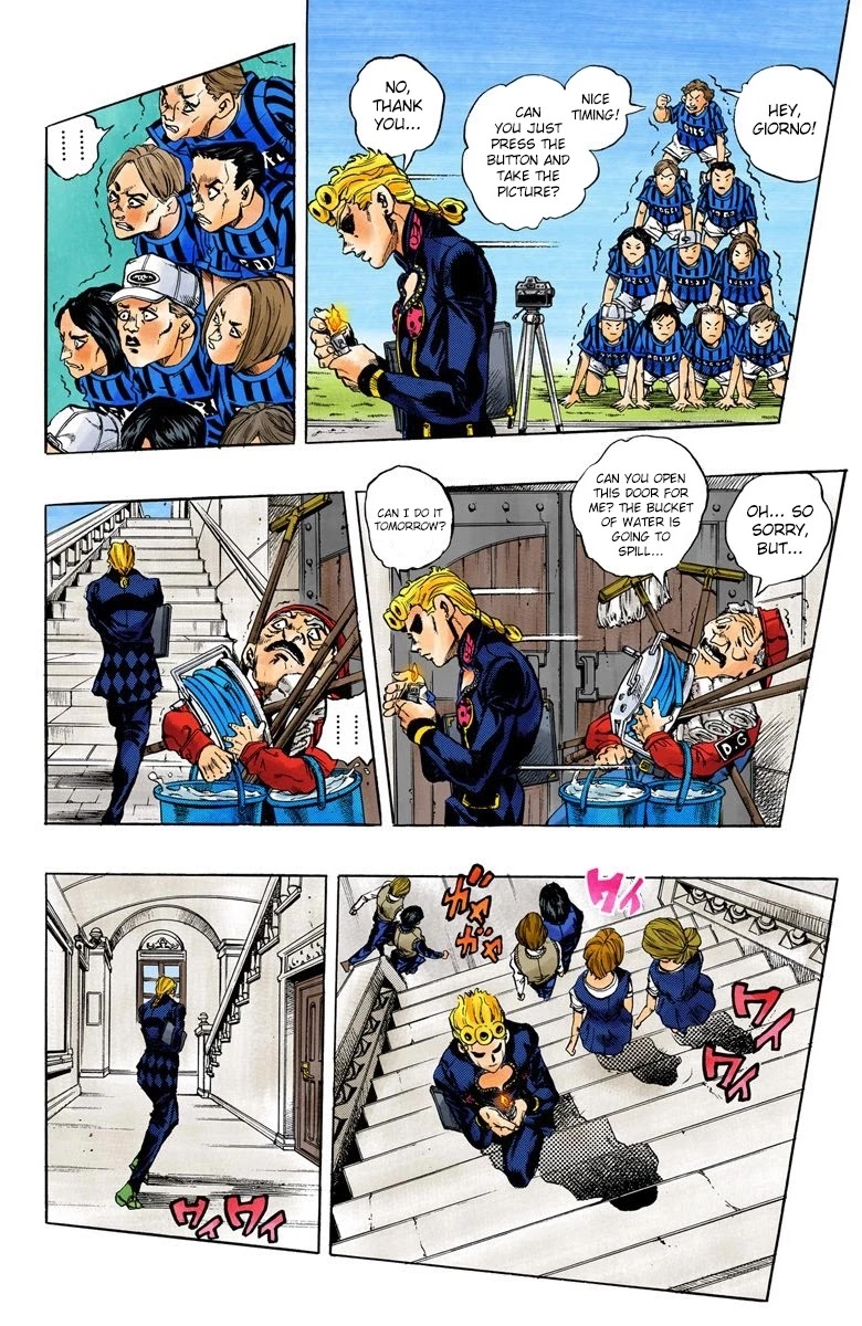 JoJo's Bizarre Adventure Part 5 - Vento Aureo (Official Colored) chapter 11 page 3