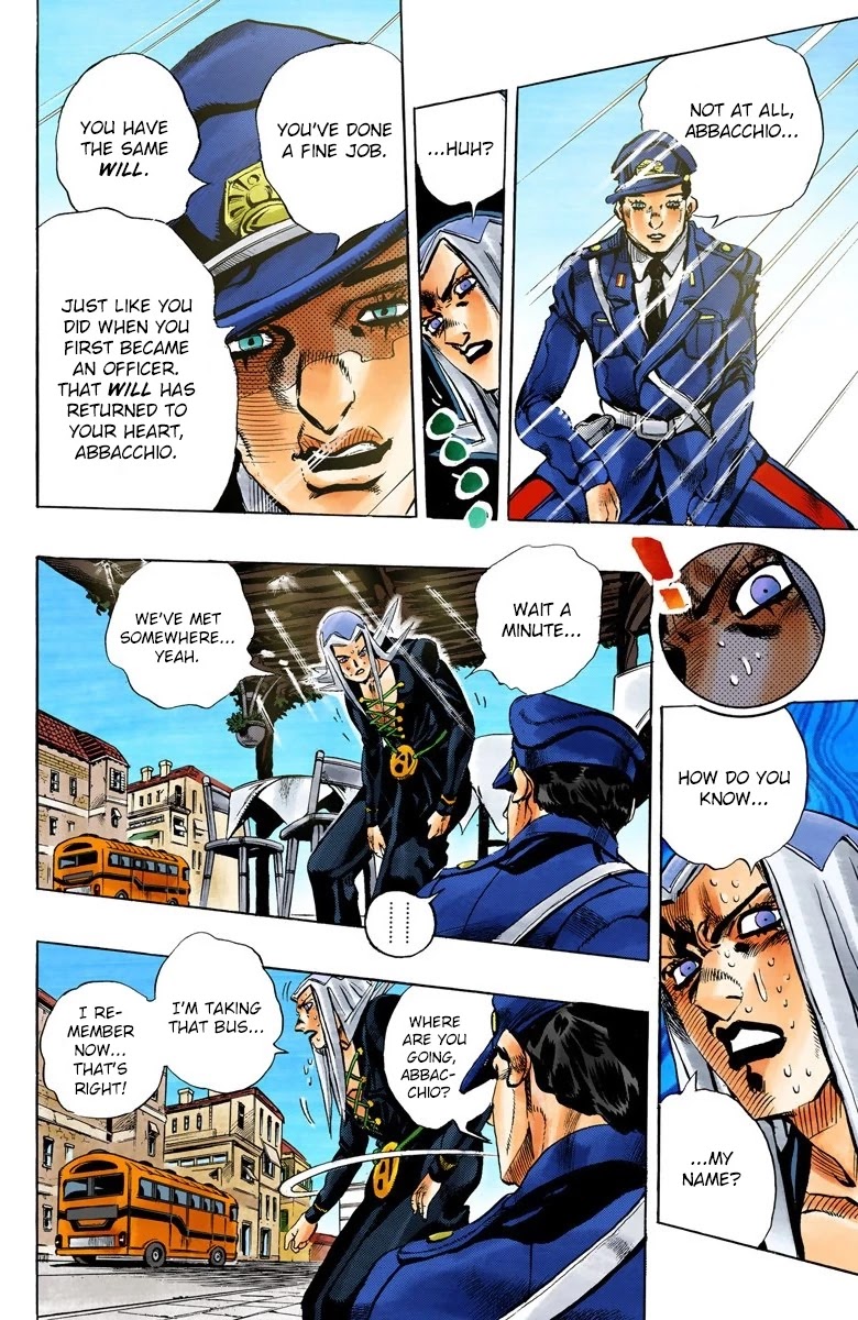 JoJo's Bizarre Adventure Part 5 - Vento Aureo (Official Colored) chapter 111 page 7