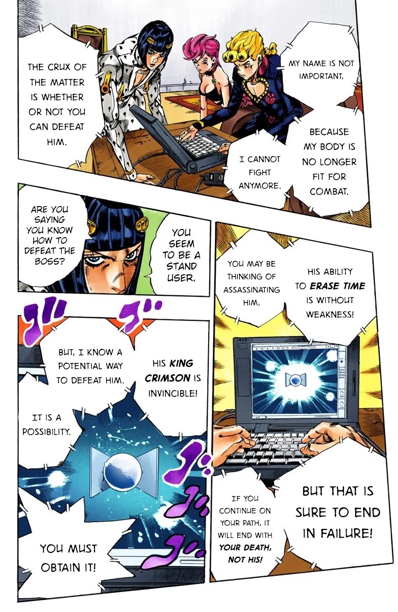 JoJo's Bizarre Adventure Part 5 - Vento Aureo (Official Colored) chapter 112 page 11