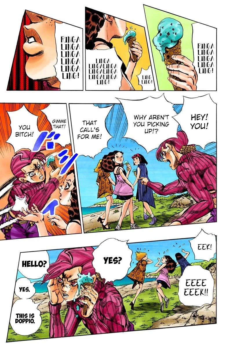 JoJo's Bizarre Adventure Part 5 - Vento Aureo (Official Colored) chapter 112 page 16
