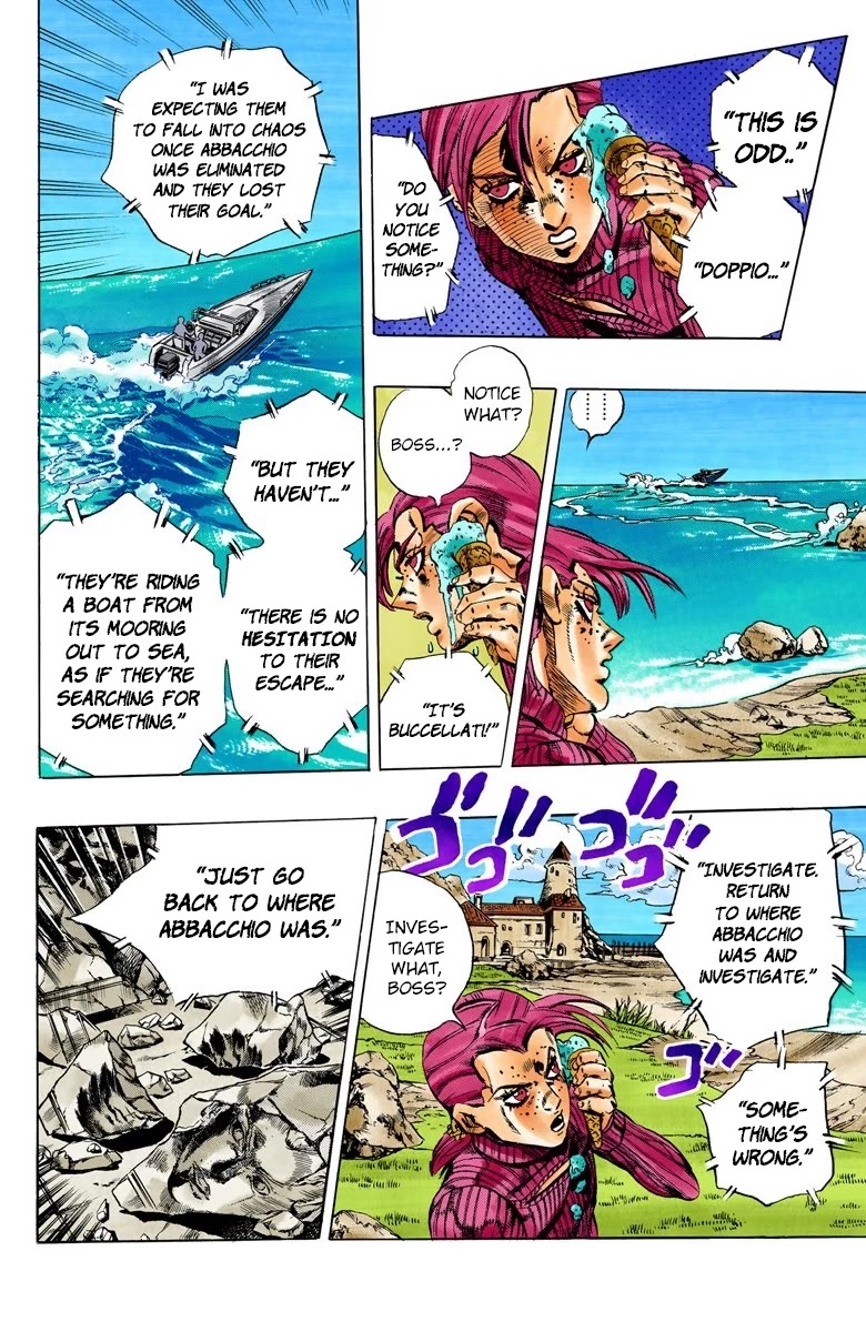 JoJo's Bizarre Adventure Part 5 - Vento Aureo (Official Colored) chapter 112 page 17