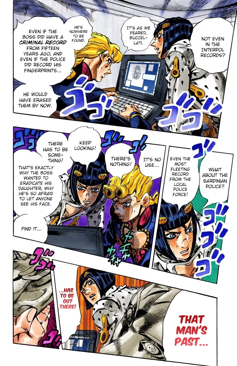 JoJo's Bizarre Adventure Part 5 - Vento Aureo (Official Colored) chapter 112 page 2