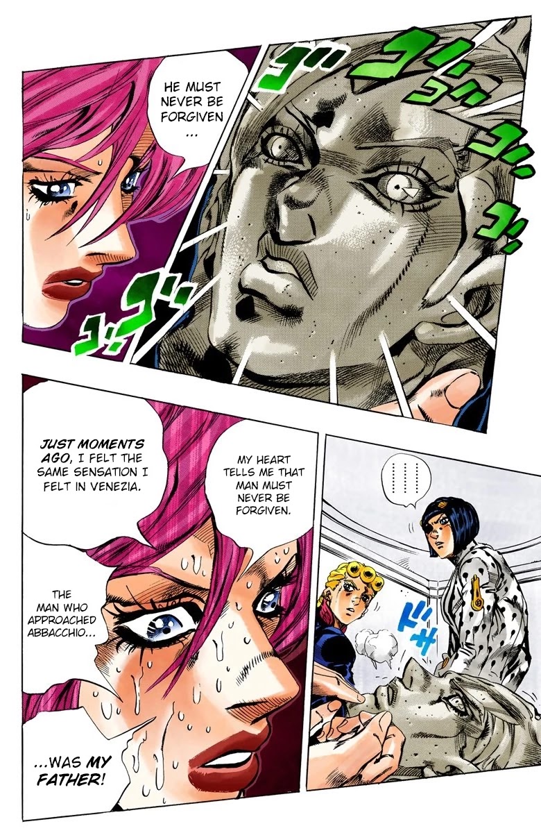JoJo's Bizarre Adventure Part 5 - Vento Aureo (Official Colored) chapter 112 page 4