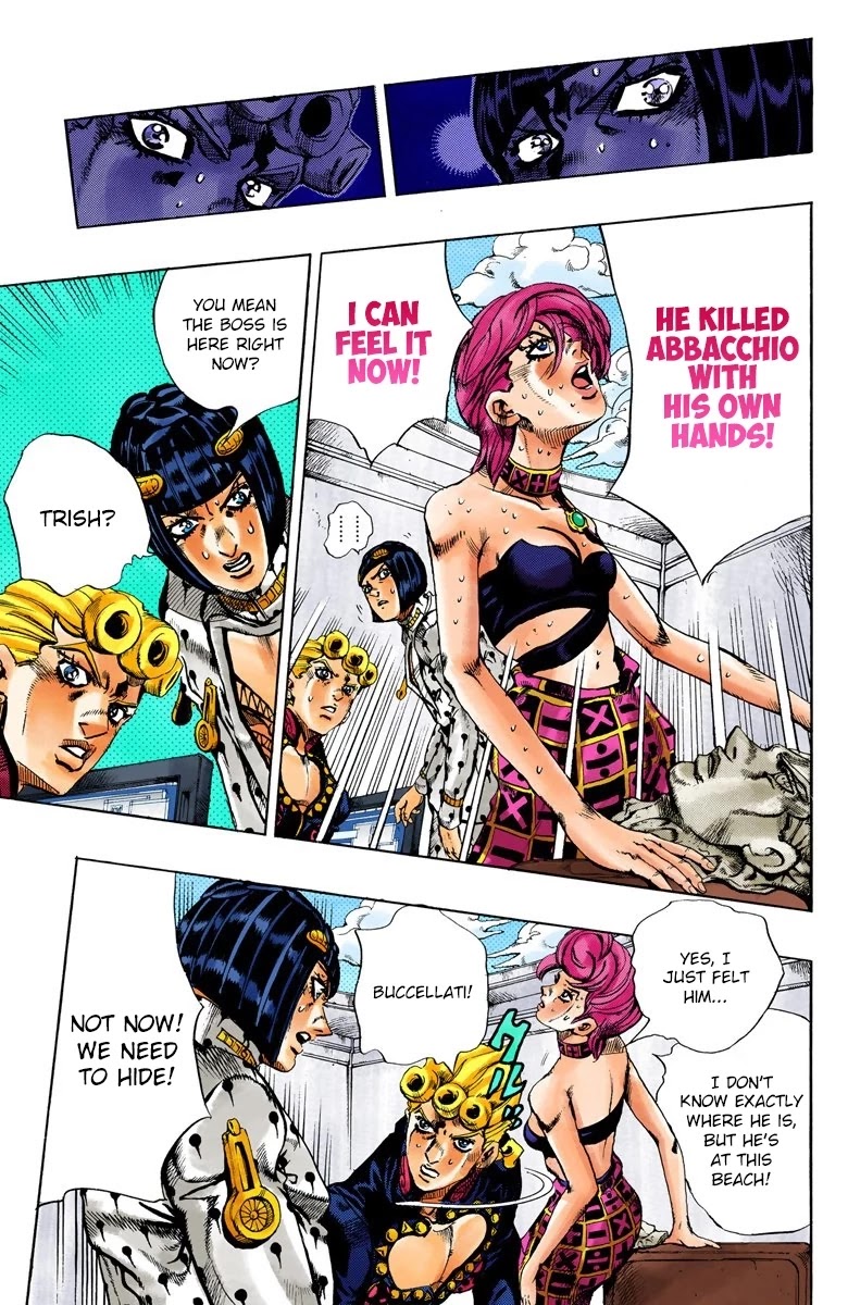 JoJo's Bizarre Adventure Part 5 - Vento Aureo (Official Colored) chapter 112 page 5