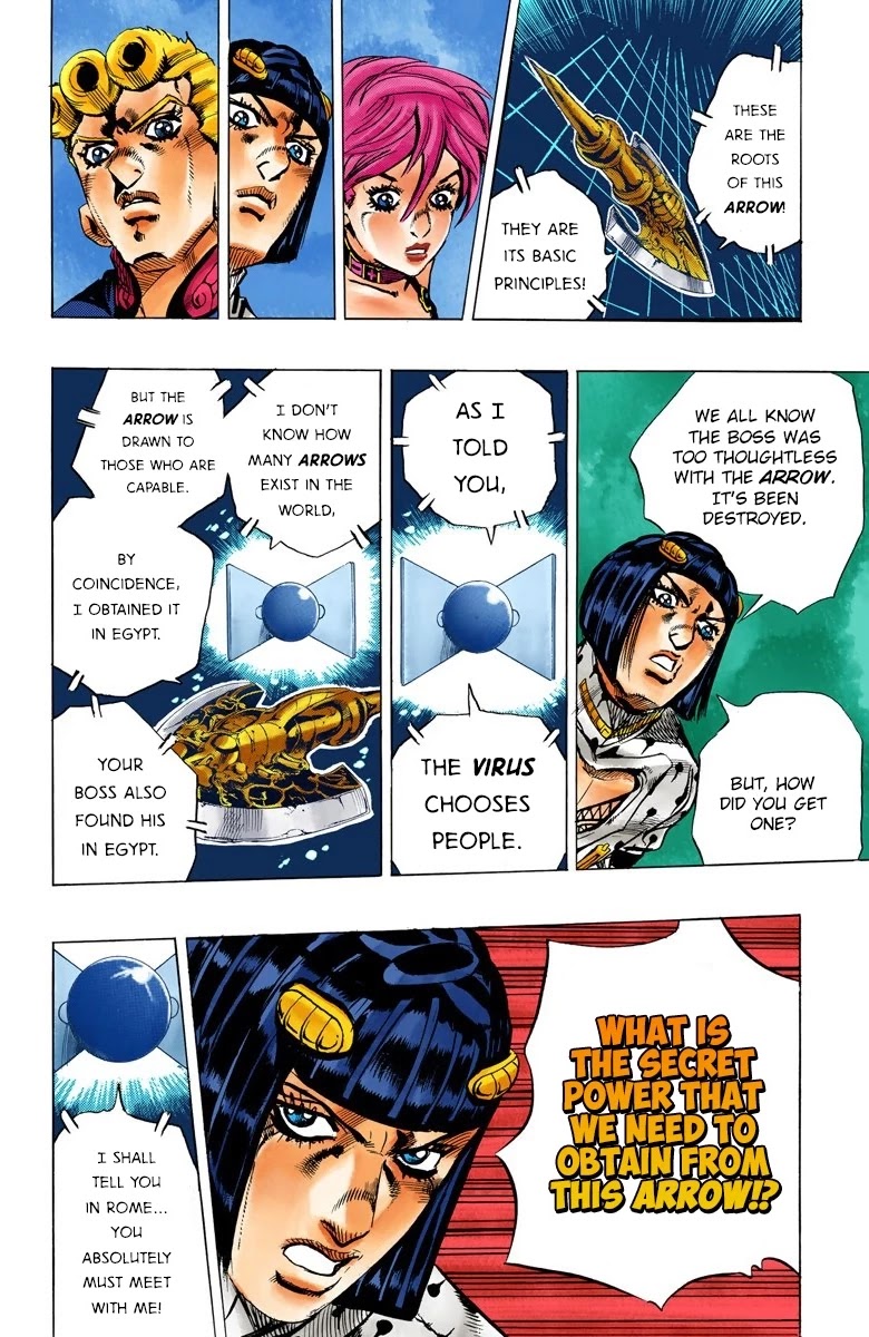 JoJo's Bizarre Adventure Part 5 - Vento Aureo (Official Colored) chapter 113 page 11