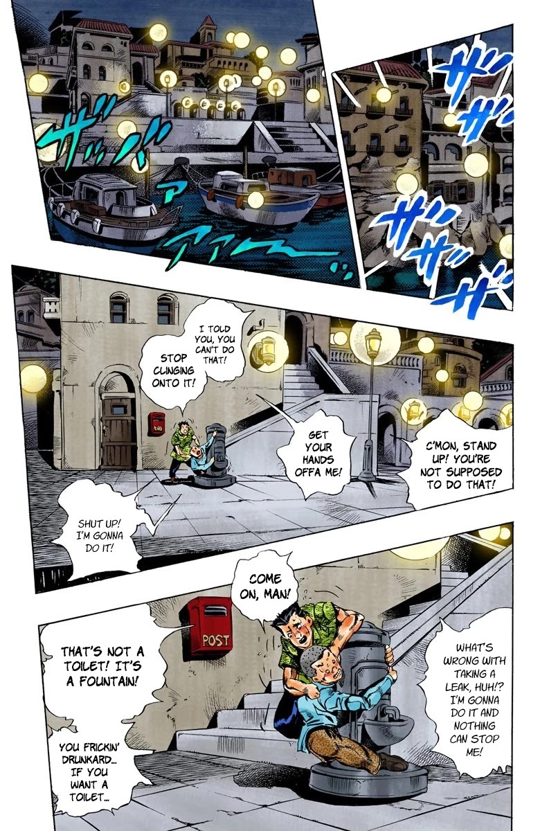 JoJo's Bizarre Adventure Part 5 - Vento Aureo (Official Colored) chapter 113 page 14