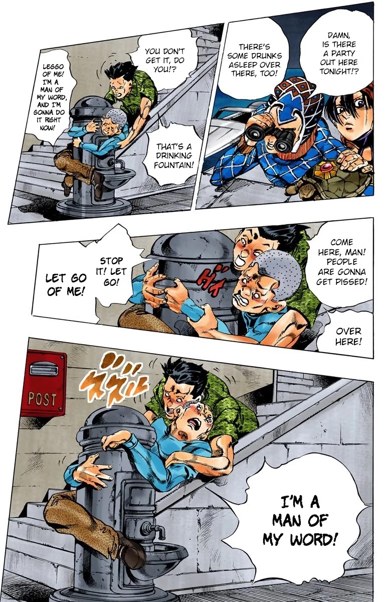 JoJo's Bizarre Adventure Part 5 - Vento Aureo (Official Colored) chapter 113 page 16