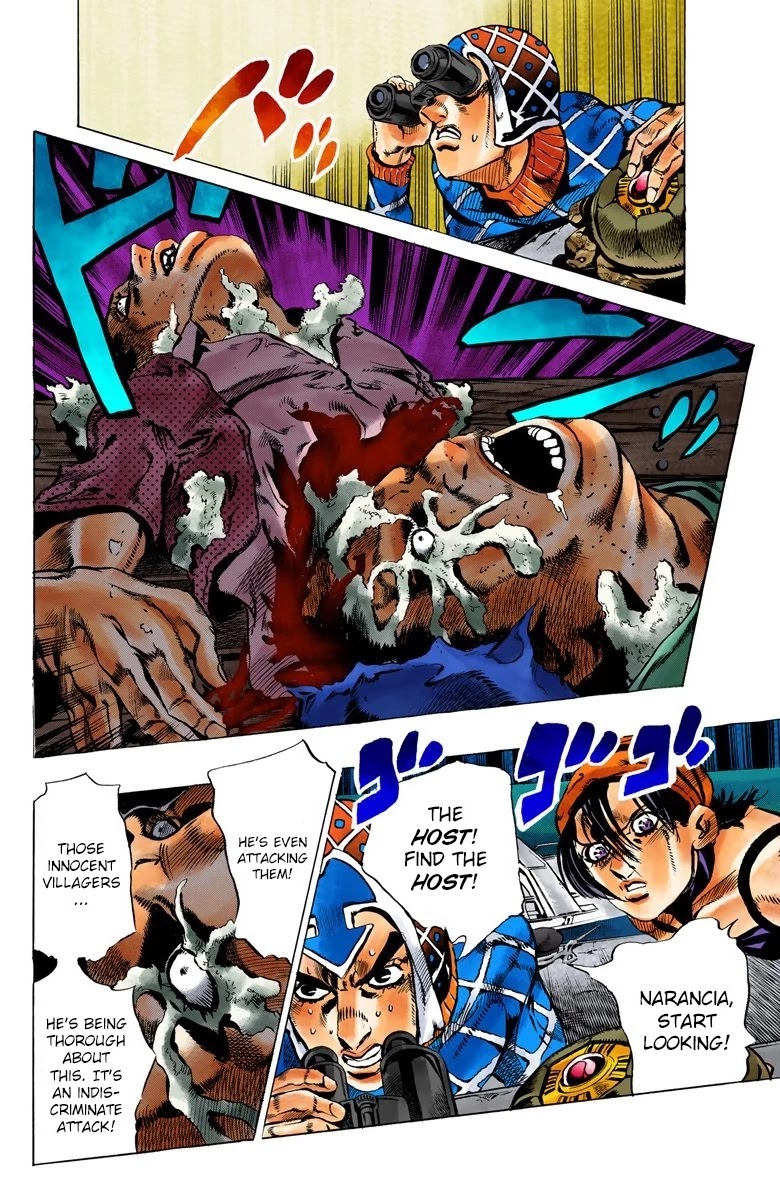 JoJo's Bizarre Adventure Part 5 - Vento Aureo (Official Colored) chapter 113 page 19