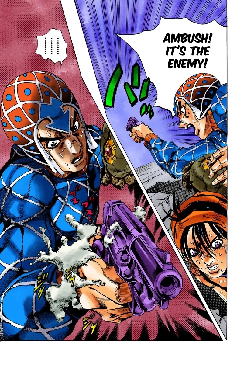 JoJo's Bizarre Adventure Part 5 - Vento Aureo (Official Colored) chapter 113 page 20
