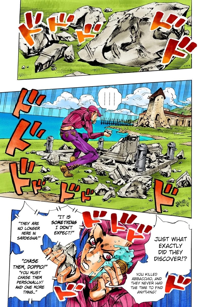 JoJo's Bizarre Adventure Part 5 - Vento Aureo (Official Colored) chapter 113 page 4