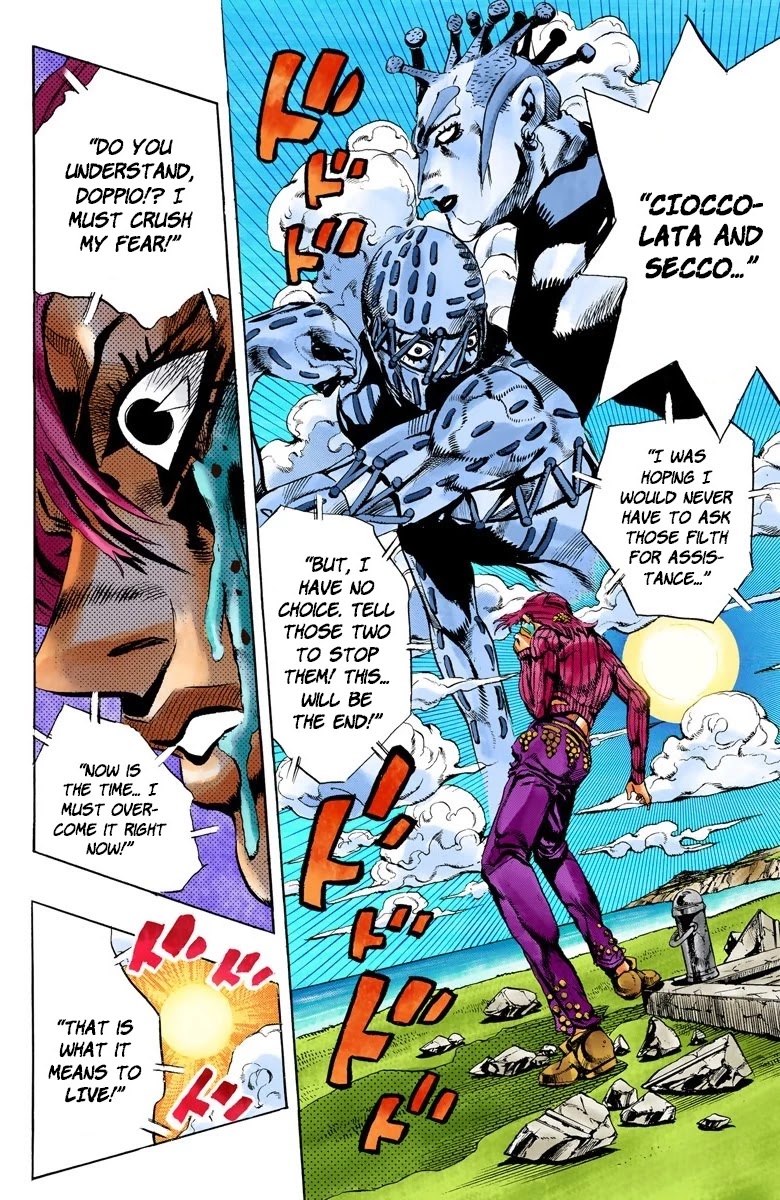 JoJo's Bizarre Adventure Part 5 - Vento Aureo (Official Colored) chapter 113 page 5