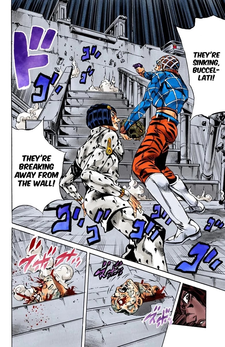 JoJo's Bizarre Adventure Part 5 - Vento Aureo (Official Colored) chapter 116 page 10