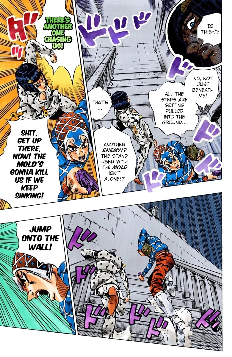 JoJo's Bizarre Adventure Part 5 - Vento Aureo (Official Colored) chapter 116 page 11