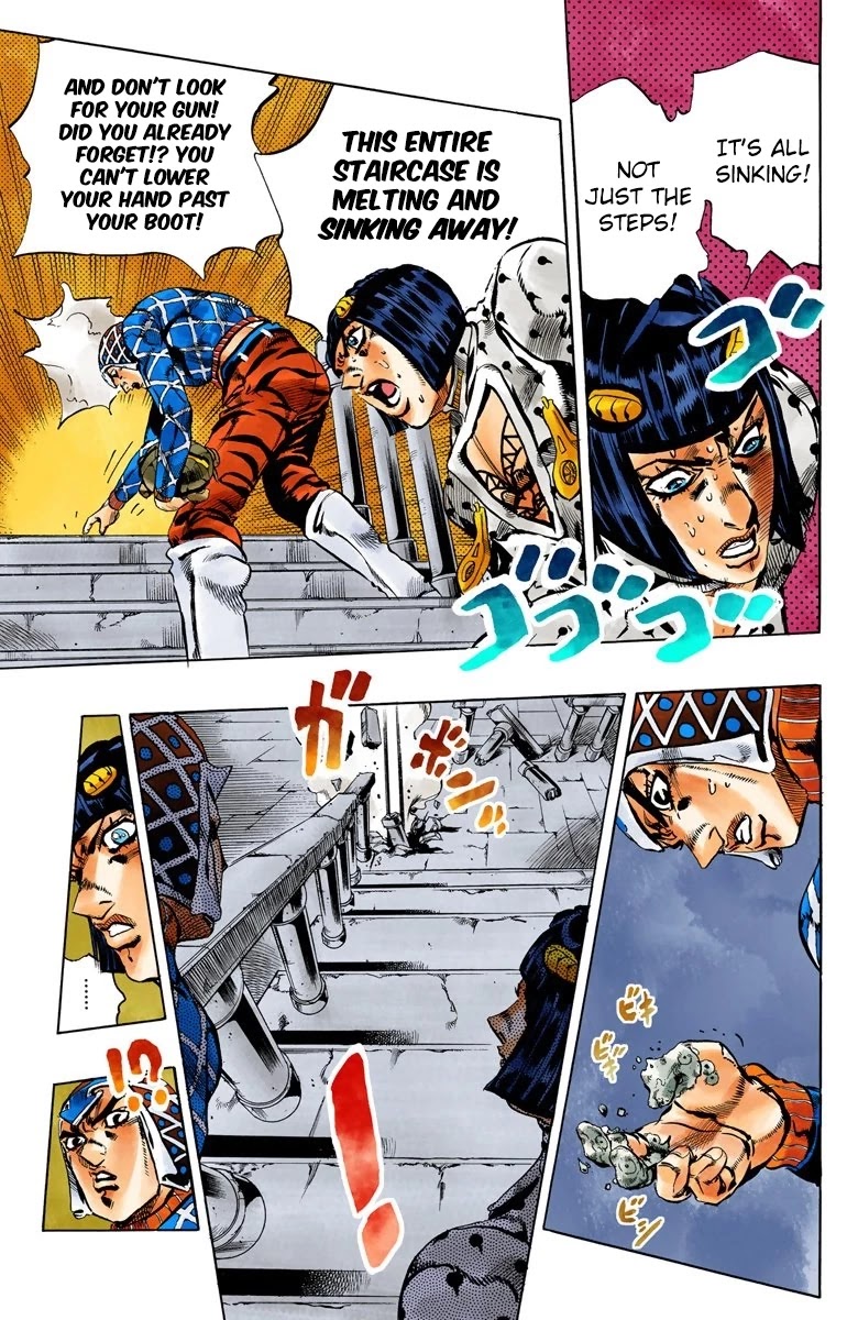 JoJo's Bizarre Adventure Part 5 - Vento Aureo (Official Colored) chapter 116 page 13