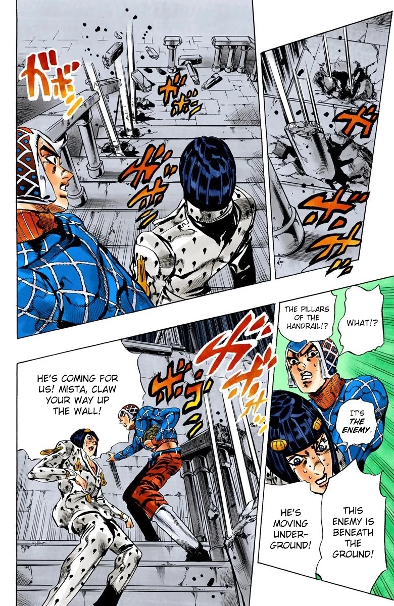 JoJo's Bizarre Adventure Part 5 - Vento Aureo (Official Colored) chapter 116 page 14
