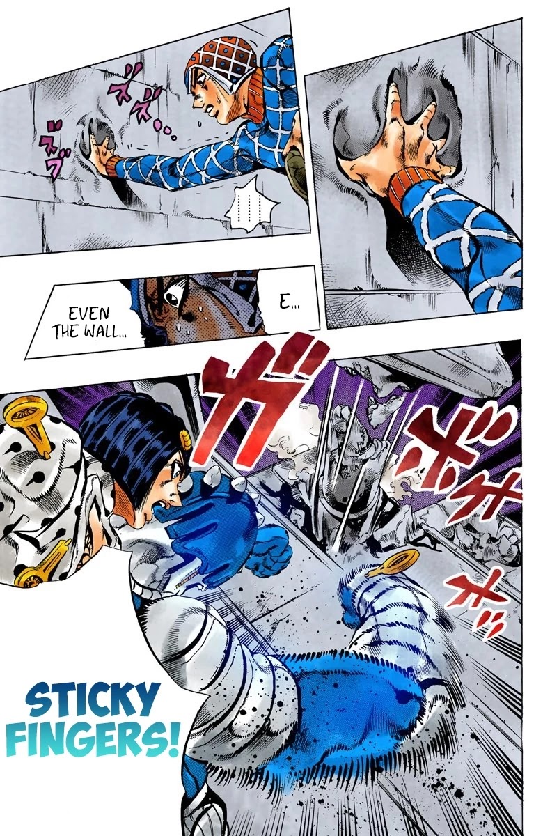 JoJo's Bizarre Adventure Part 5 - Vento Aureo (Official Colored) chapter 116 page 15