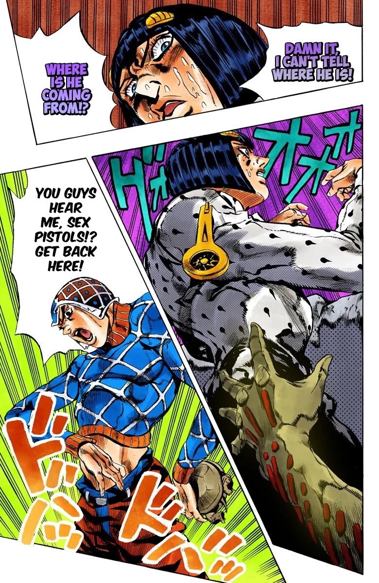 JoJo's Bizarre Adventure Part 5 - Vento Aureo (Official Colored) chapter 116 page 17