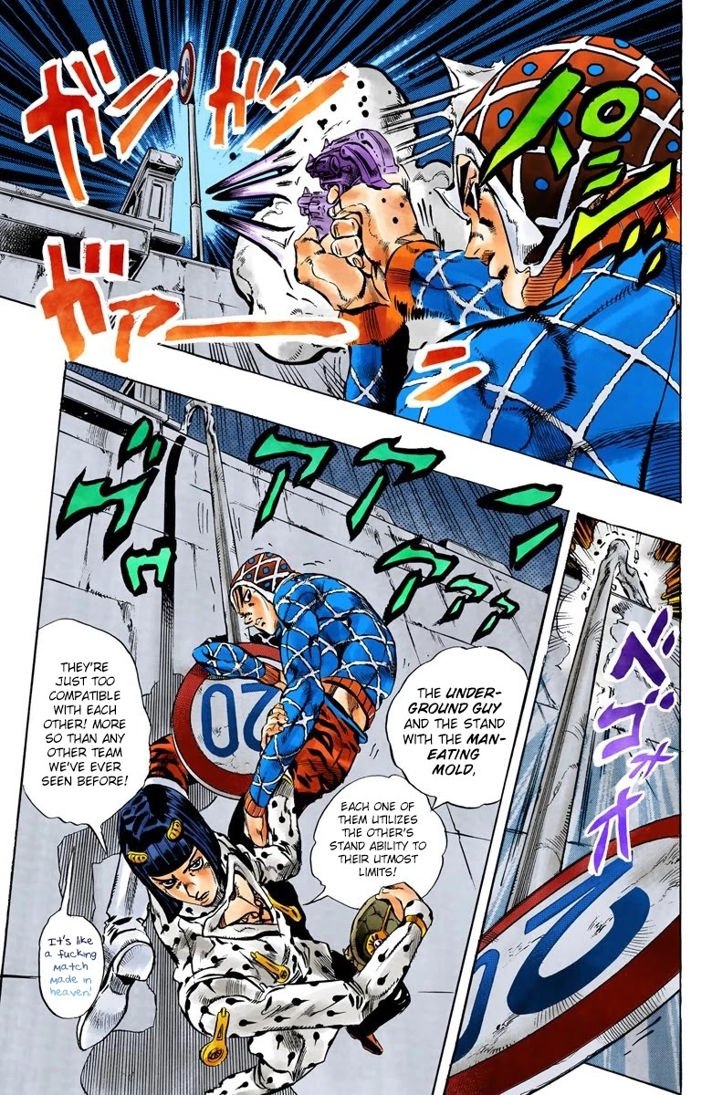 JoJo's Bizarre Adventure Part 5 - Vento Aureo (Official Colored) chapter 116 page 19