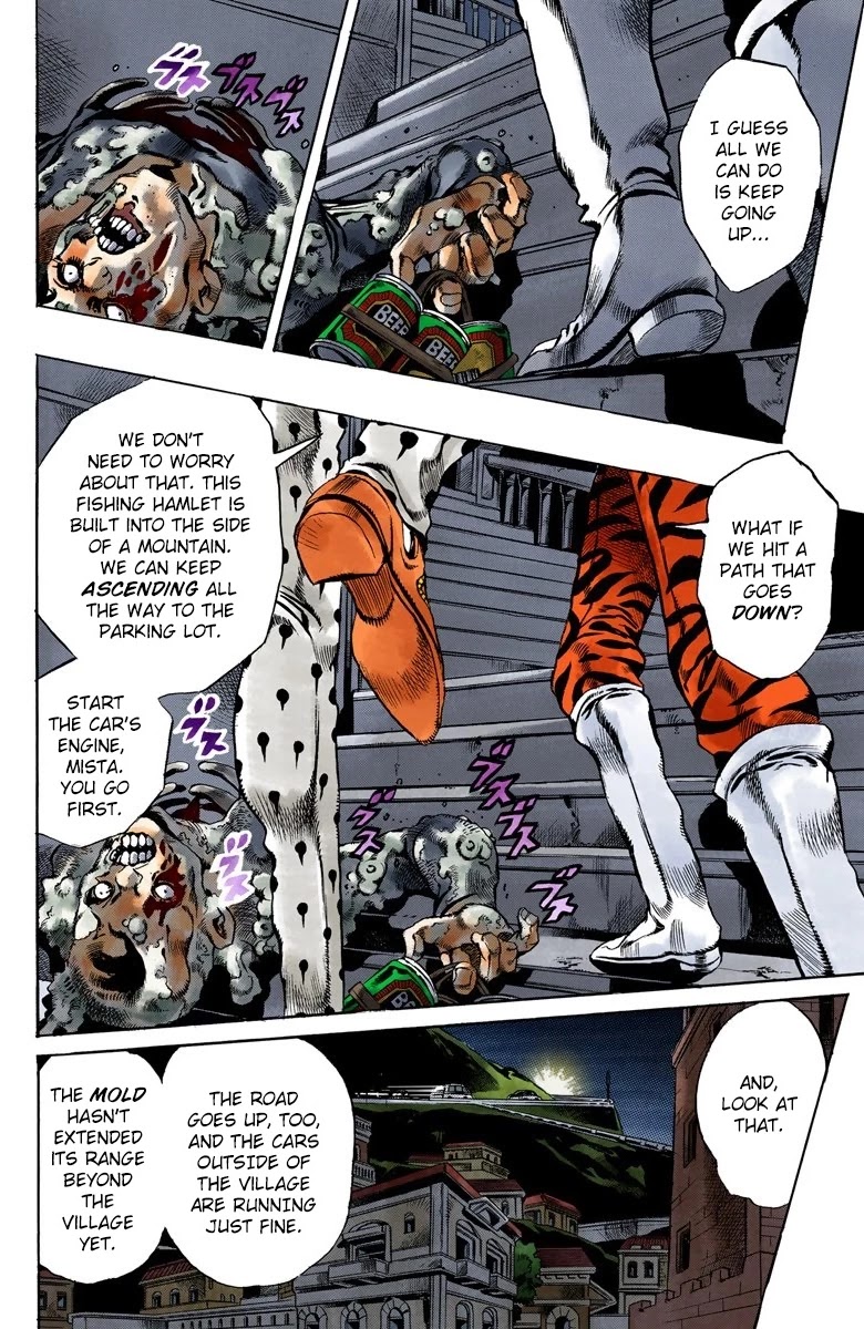 JoJo's Bizarre Adventure Part 5 - Vento Aureo (Official Colored) chapter 116 page 3