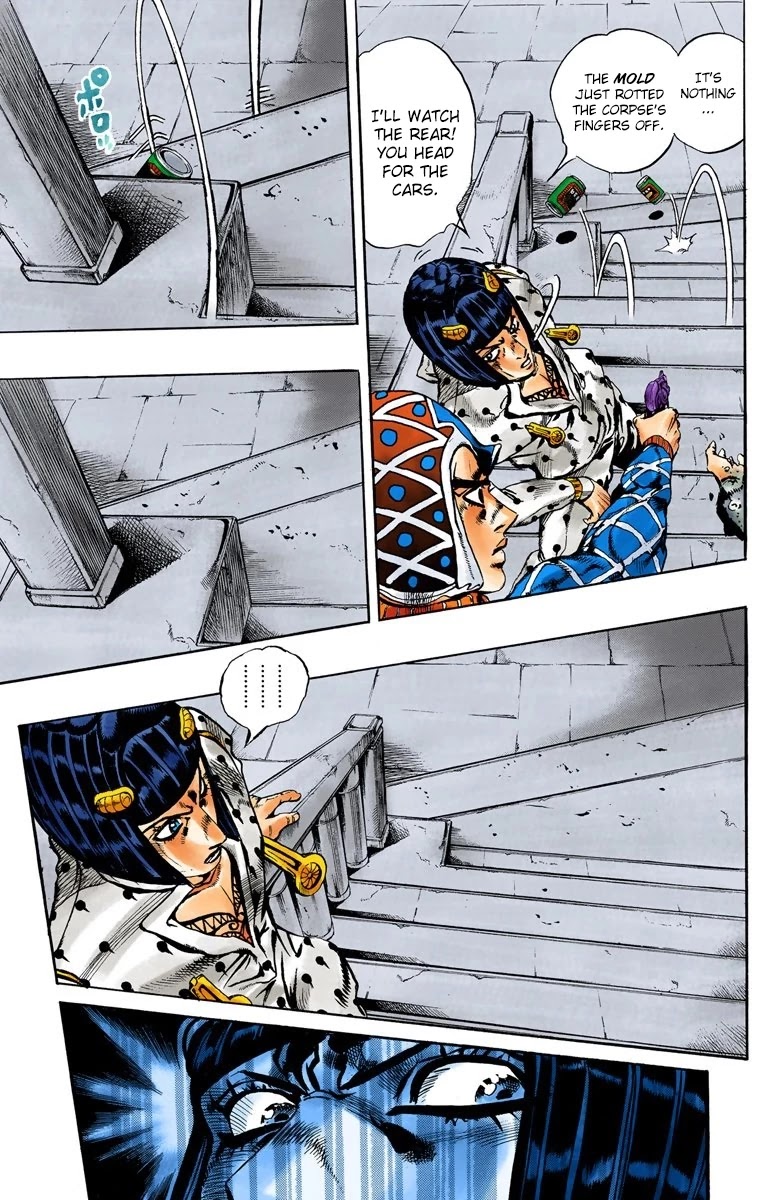 JoJo's Bizarre Adventure Part 5 - Vento Aureo (Official Colored) chapter 116 page 6